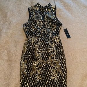 Black and Gold dress